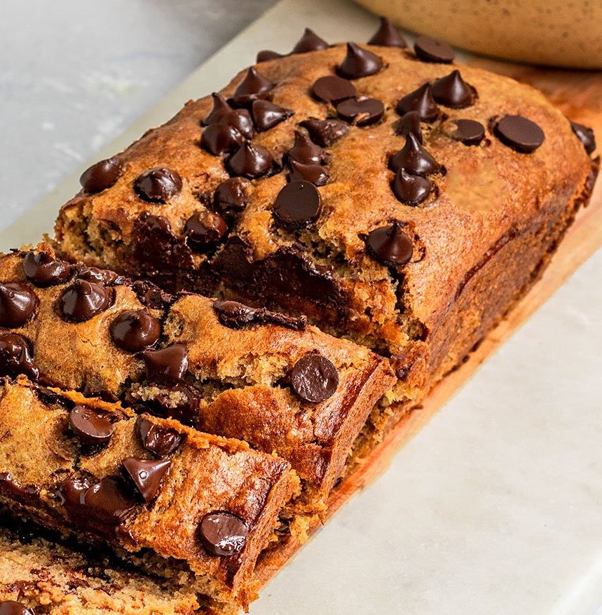 Vegan Tahini Banana Bread